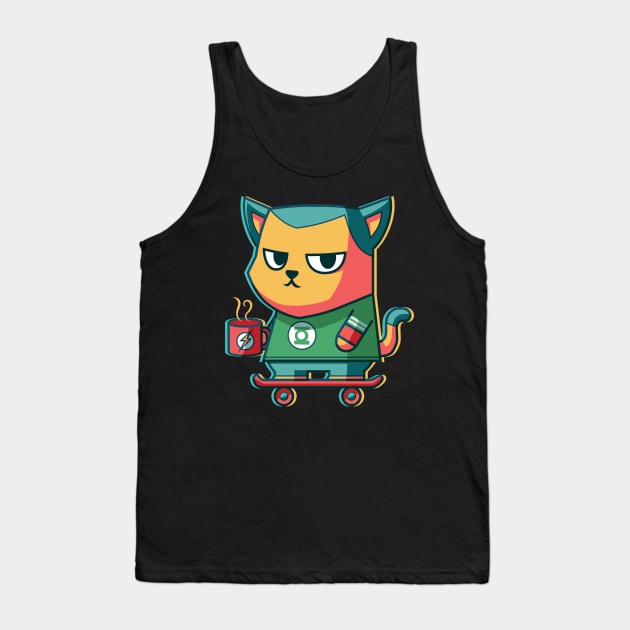 CatSoki SheldonCat Tank Top by CatSoki